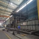 在位出售大型通过式抛丸机工件尺寸，宽度 高度 长度:2700 x 1300.