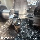 沈阳I5T5.2数控斜规刀塔机床一台，8寸中空 液压卡盘，.